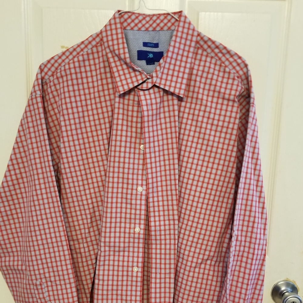 Egara Red & Blue Check Sport Shirt